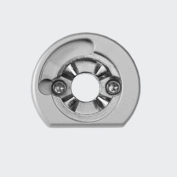 Bevestigingsrozet Zilver | Links
