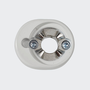 Bevestigingsrozet RAL 9010 (zuiver wit)