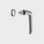 Raamgreep, 234004 Zilver