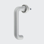 Raamgreep, 234023 Zilver