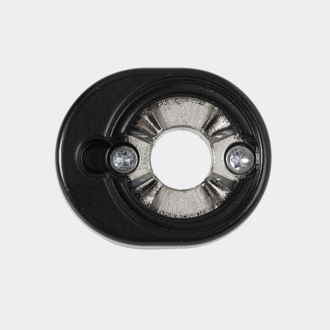 Bevestigingsrozet RAL 9005 (diepzwart)