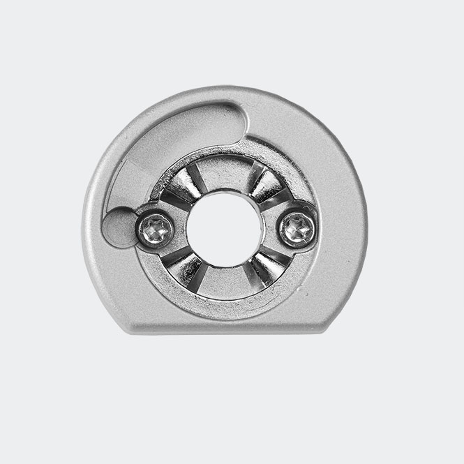 Bevestigingsrozet Zilver | Links