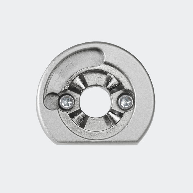 Bevestigingsrozet Roestvrij staal | Links