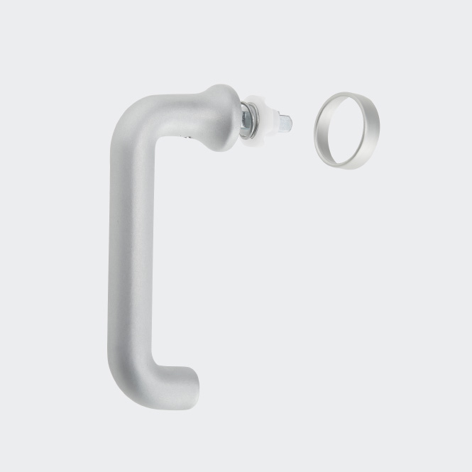 Raamgreep, 234023 Zilver