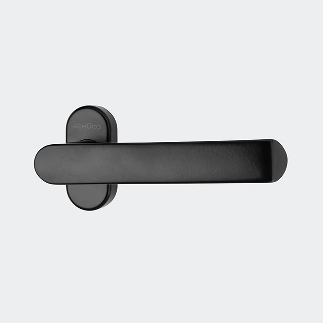 Deurkruk, 240153 RAL 9005 (diepzwart) | Recht