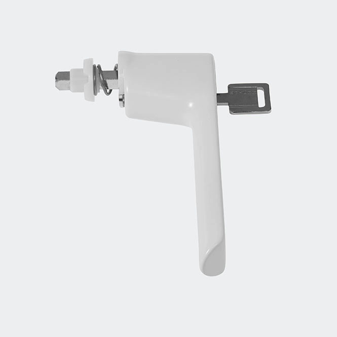 Raamgreep RAL 9016 (verkeerswit)