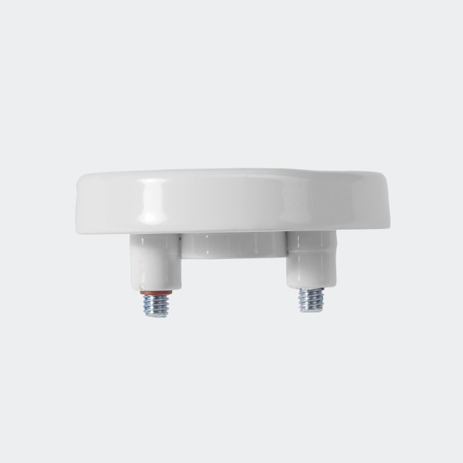 Bevestigingsrozet RAL9016 (verkeerswit) | Rechts