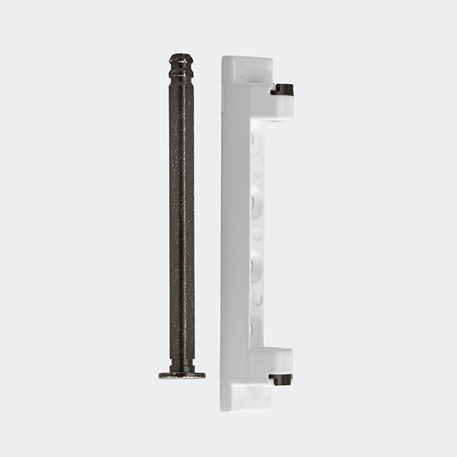 Schaarlagerwit met schaarlagerstift - Schüco systeembeslag 