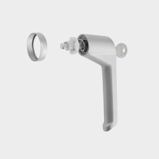 Raamgreep afsluitbaar 