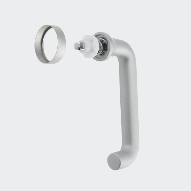 Raamgreep, 234023 Zilver