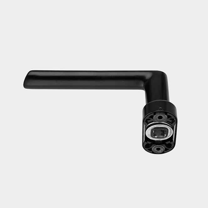 Deurkruk, 240153 RAL 9005 (diepzwart) | Recht