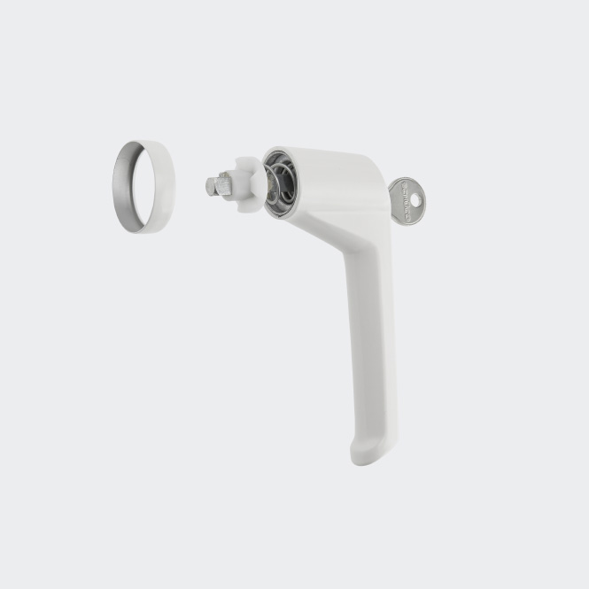 Raamgreep afsluitbaar 