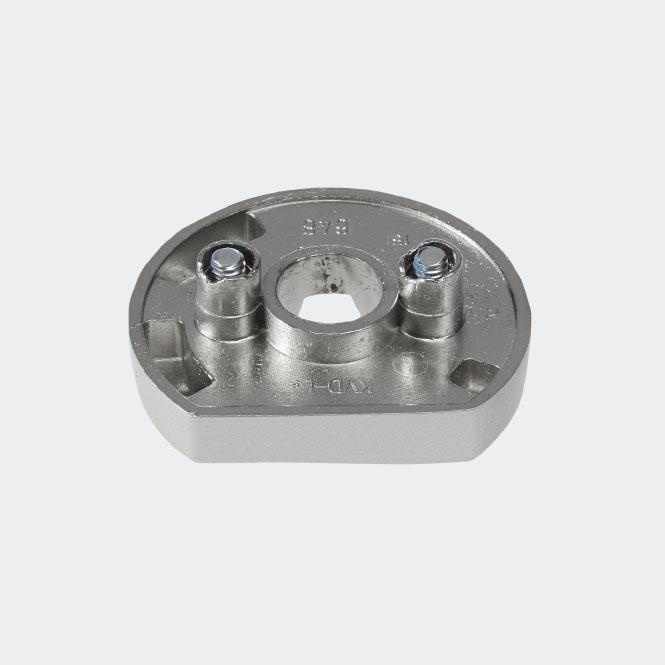 Bevestigingsrozet Roestvrij staal | Links