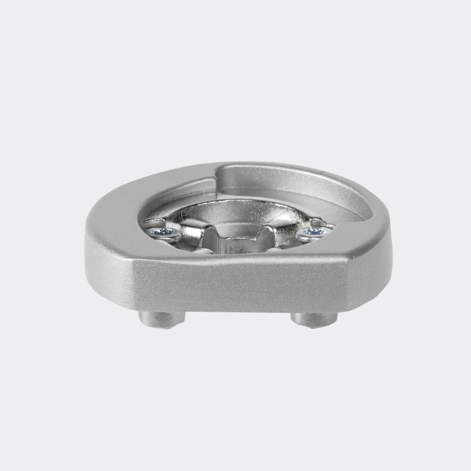 Bevestigingsrozet Roestvrij staal | Rechts