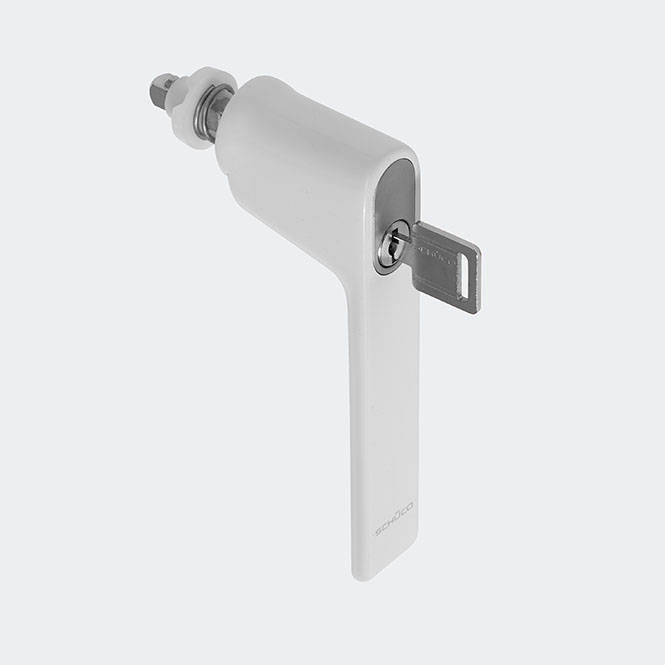 Raamgreep RAL 9016 (verkeerswit)