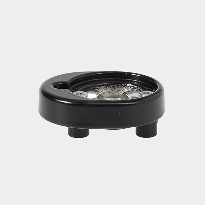 Bevestigingsrozet RAL 9005 (diepzwart)