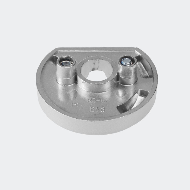 Bevestigingsrozet Zilver | Links