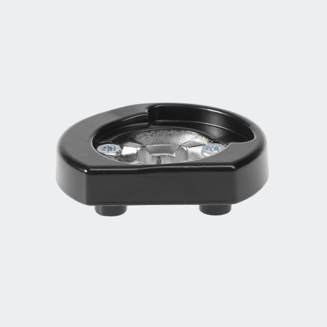 Bevestigingsrozet RAL9005 (diepzwart) | Rechts