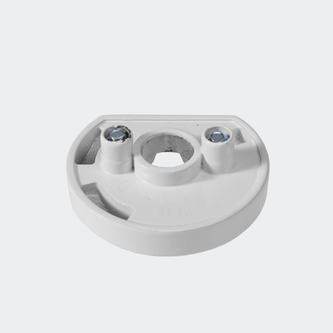 Bevestigingsrozet RAL9016 (verkeerswit) | Rechts