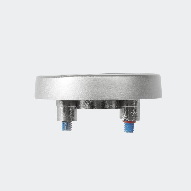 Bevestigingsrozet Roestvrij staal | Links