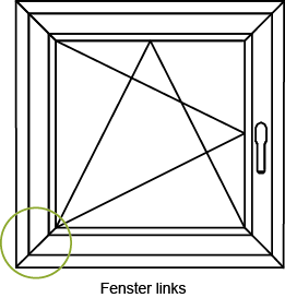 Hoeklager compleet, standaard, wit 