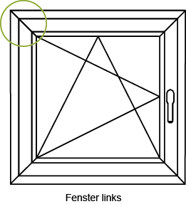 Schaarlagerwit met schaarlagerstift - Schüco systeembeslag 